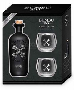 Bumbu XO 18y 40% 0,7l  (dárkové balení 2 sklenice) limitovaná edice