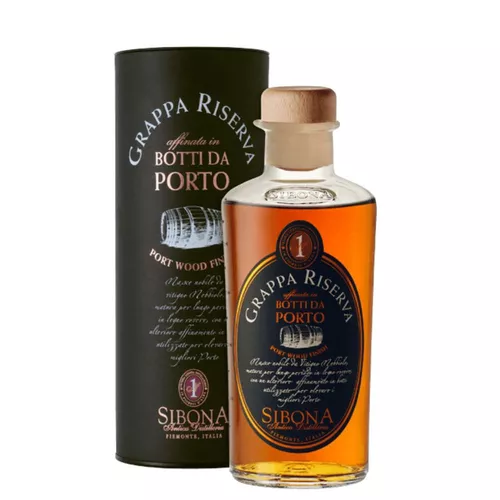 Sibona Grappa Riserva Port Wood Magnum 0,5l 44% GB