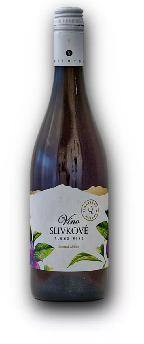 Miluron Slivkové Víno 10,5% 0,75L