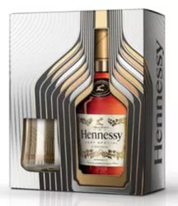 Hennessy VS 0,7l 40% + 2x sklo GB