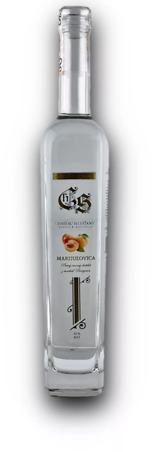 Chateau Selešťany Marhuľovica - Marhuľa Bergeron 52% 0,5L