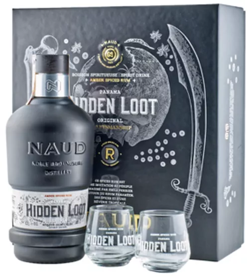 NAUD Hidden Loot Original 40% 0.7L Sklenice