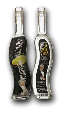 Skrúcaná Hruškovica 43% 0,5L