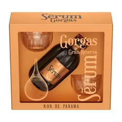 SERUM GORGAS Gran Reserva  40% – dárkové balení se dvěma skleničkami 0,7l