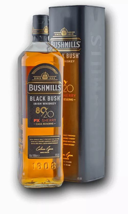 Bushmills Black Bush 80/20 PX Sherry Cask Reserve 40% 1,0L