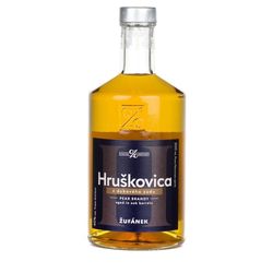 Hruškovica z dubového sudu Žufánek 0,5l 40%